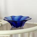 Decorative bowl, cobalt blue 