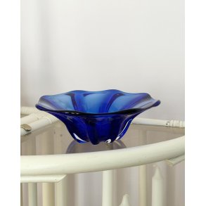 Kunstskl, koboltblt glas, NB