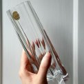 Cristal d'Arques, faceted crystal vase, France, NB