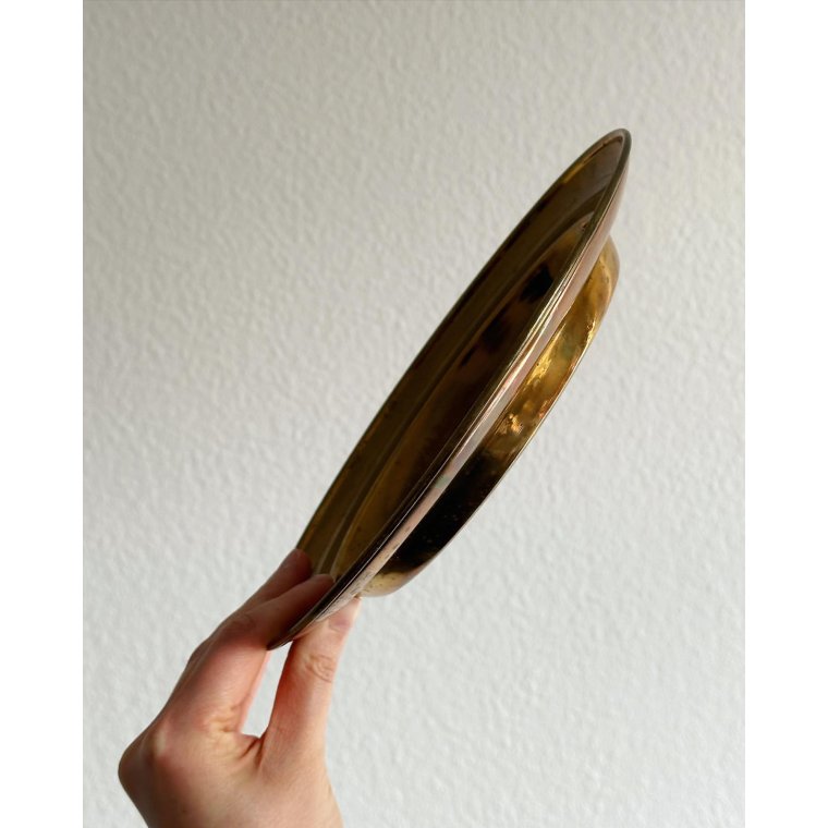 Messingtallerken, dyb