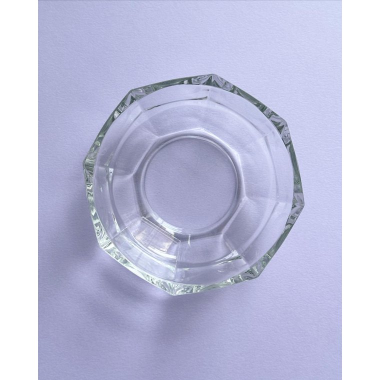 Kantet skl, presset glas, NB