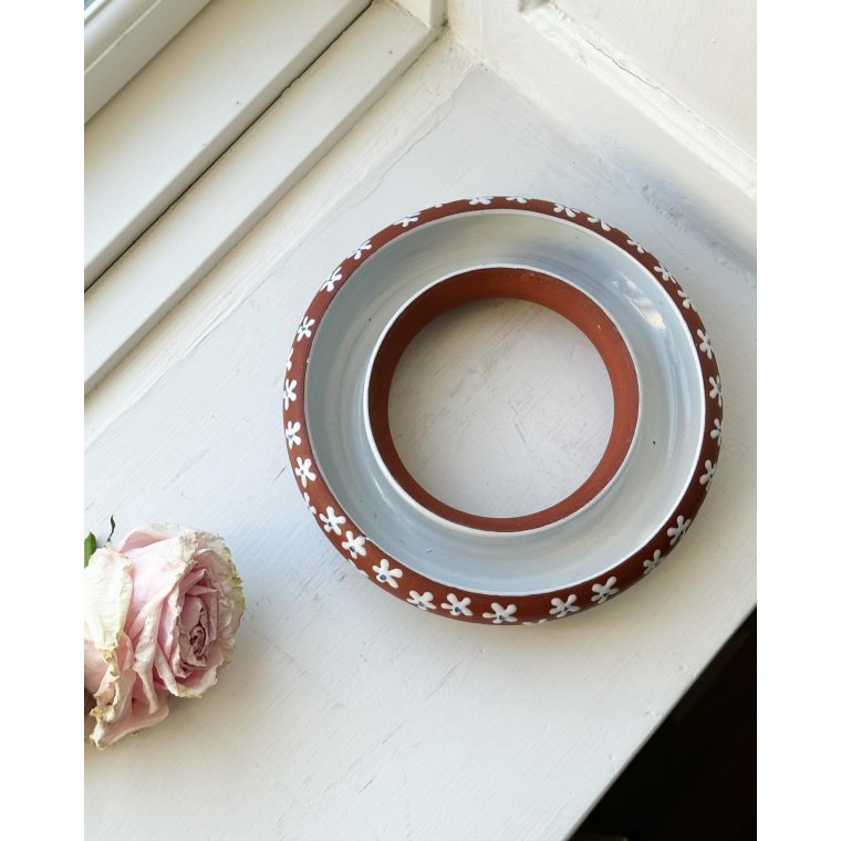 Flower ring, Zeuthen ceramics, large