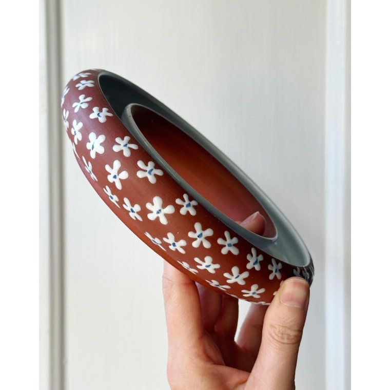 Flower ring, Zeuthen ceramics, large