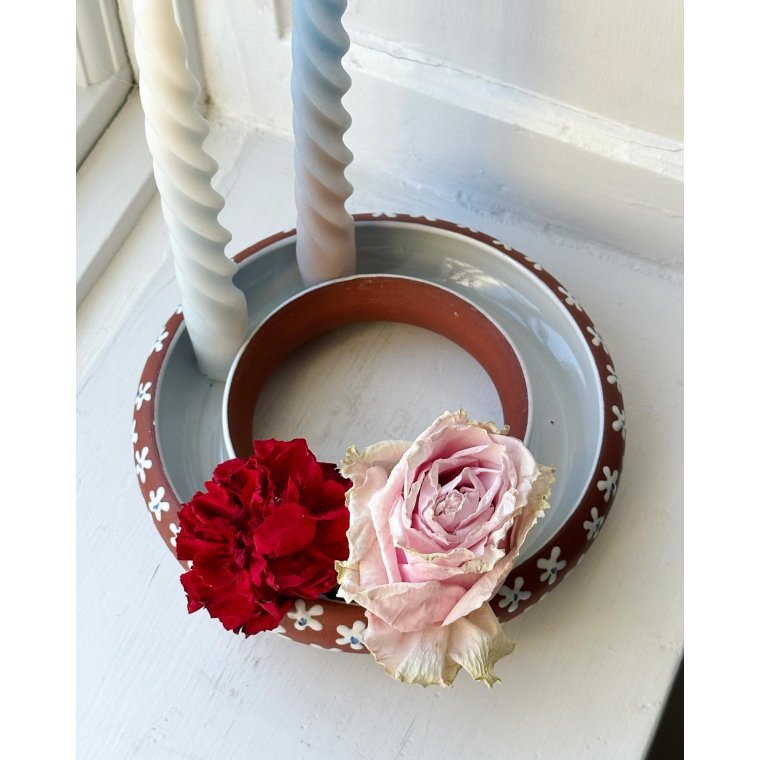 Flower ring, Zeuthen ceramics, large