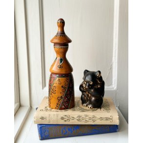 Hand painted wooden figure