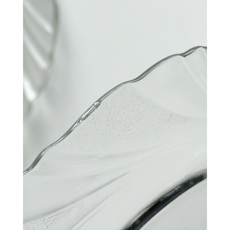 Vereco kagetallerkner, klar m swirl, 4 stk samlet, NB