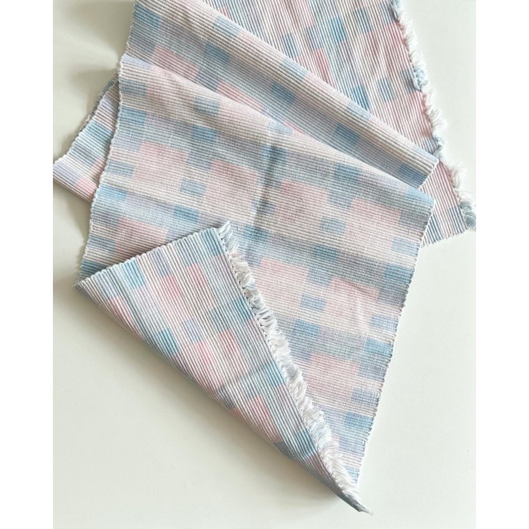 Bordlber, ruflet med pasteller og frynser, 104 x 32 cm