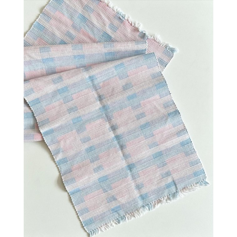 Bordlber, ruflet med pasteller og frynser, 104 x 32 cm