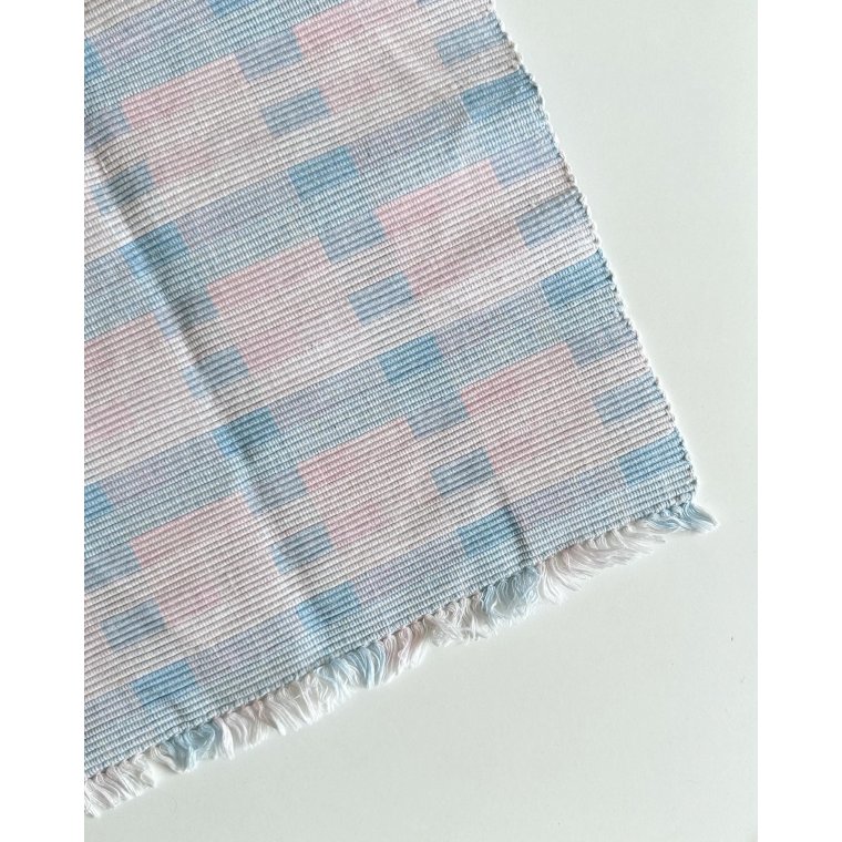 Bordlber, ruflet med pasteller og frynser, 104 x 32 cm