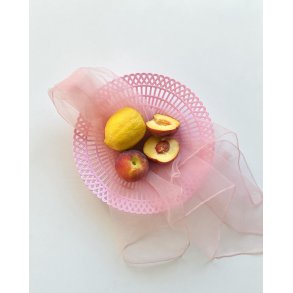 Pink retro plastic platter