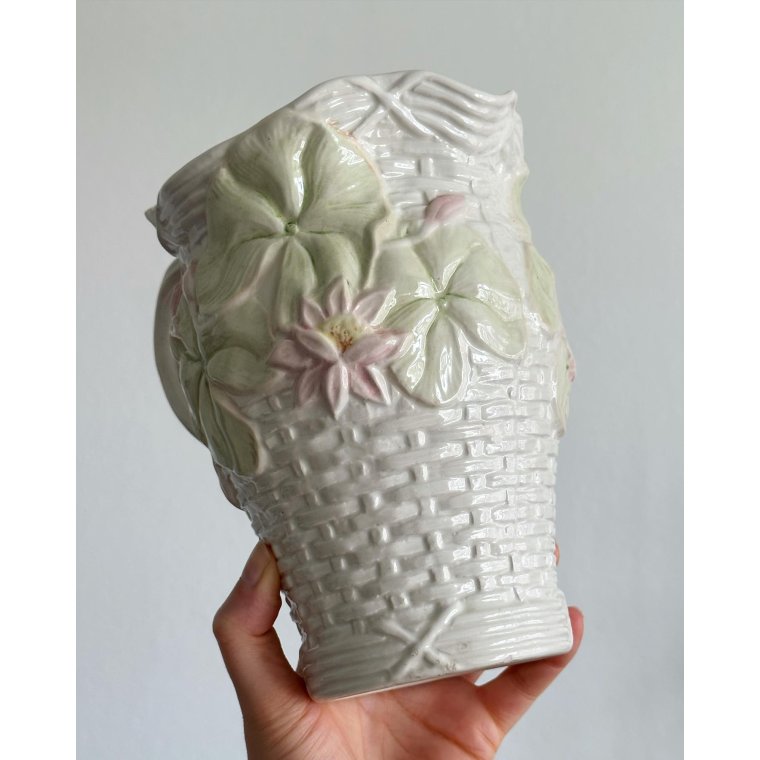 Fajancekande m kander, pastelfarvet, NB