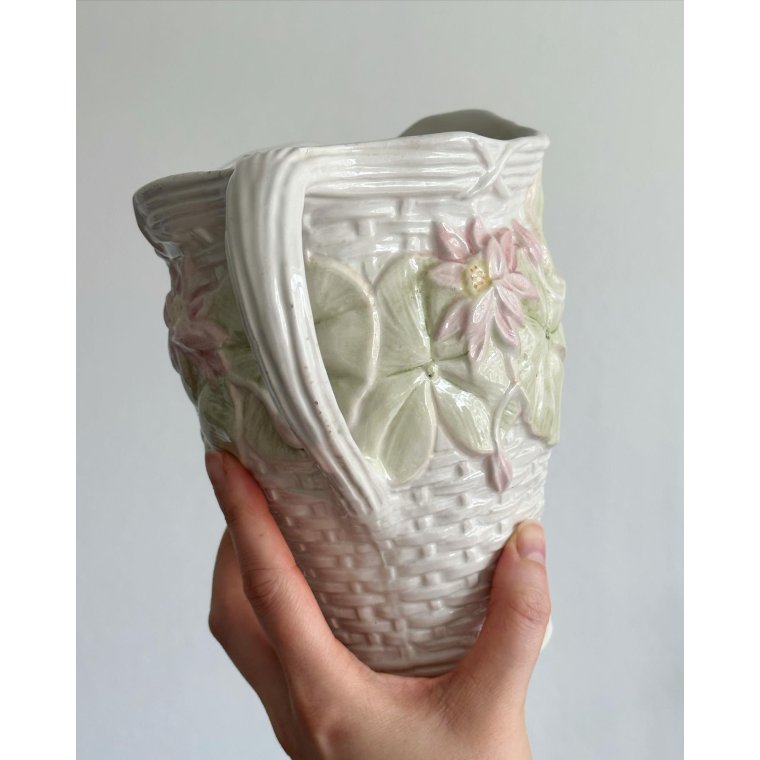 Fajancekande m kander, pastelfarvet, NB