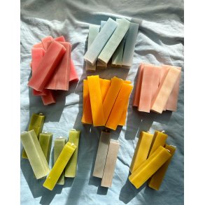 Sollys Block candle, handmade beeswax, pr pc