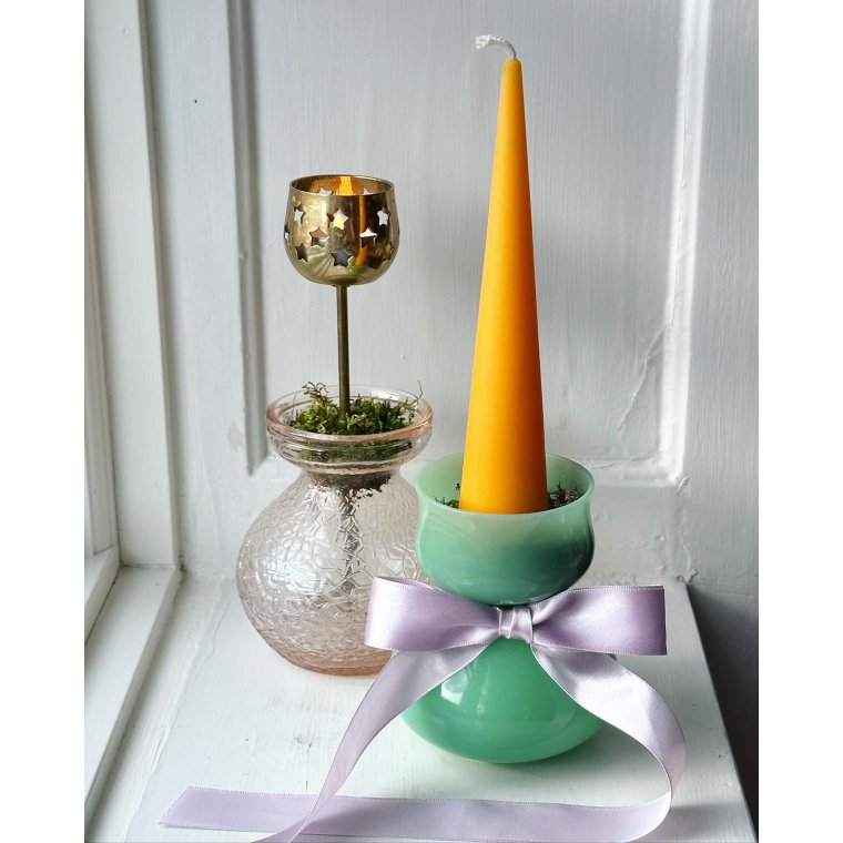 Messingspyd til fyrfadslys, pr stk