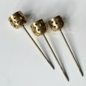 Messingspyd til fyrfadslys, pr stk
