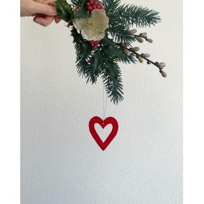 Akrylhjerte, alm., pr stk