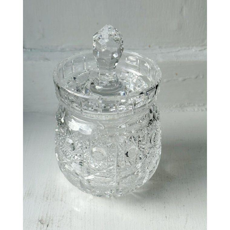 Lgkrukke, facetteret krystal