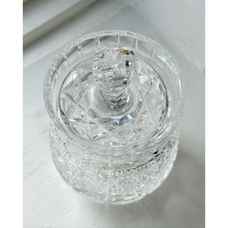 Lgkrukke, facetteret krystal