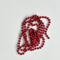Bead chain, red, 178 cm