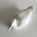 Duck, figure w white glaze, NB