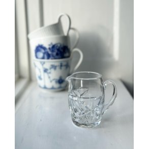 Crystal creamer, barrel shaped