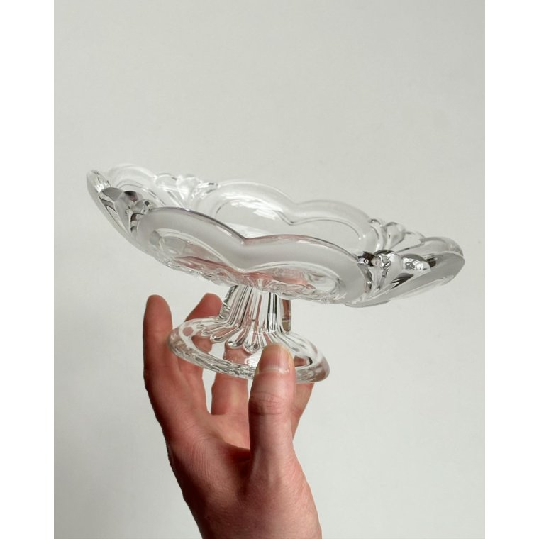 Waltherglas, glasopsats, krystal m blomster