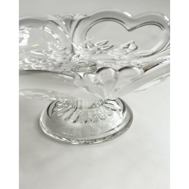 Waltherglas, glasopsats, krystal m blomster