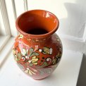 Ceramic vase w folklore pattern