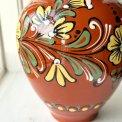 Ceramic vase w folklore pattern