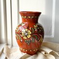 Ceramic vase w folklore pattern