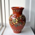 Ceramic vase w folklore pattern