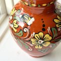 Ceramic vase w folklore pattern