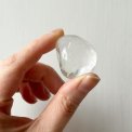 Rock crystal, drop shaped, 4 cm