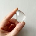 Rock crystal, drop shaped, 4 cm