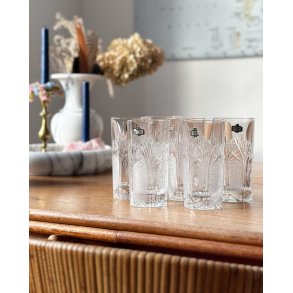 Highball crystal glasses, Yugoslavia, set of 6