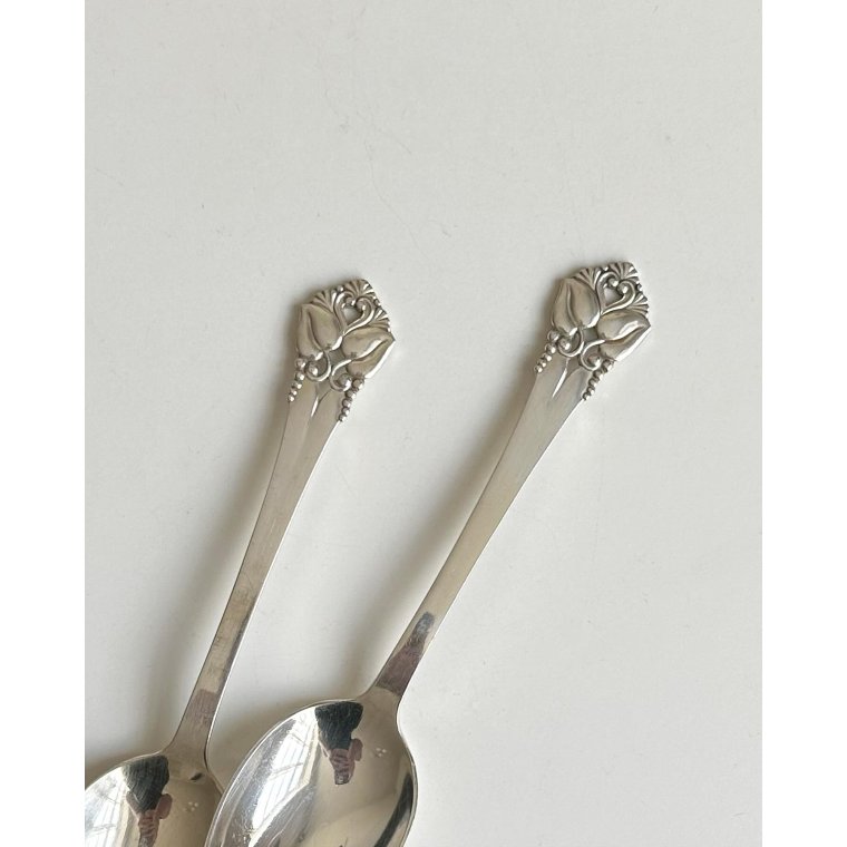 Tablespoons, silverplated, Grethe, set of 2