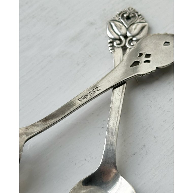 Teaspoons, silverplated, Grethe, set of 2