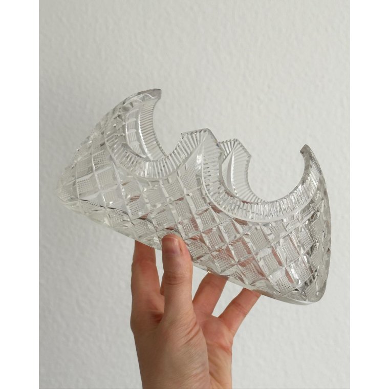 Jardinire, facetted crystal