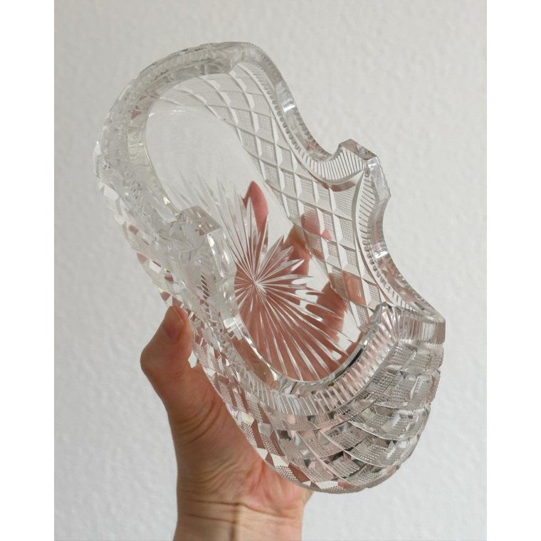 Jardinire, facetted crystal