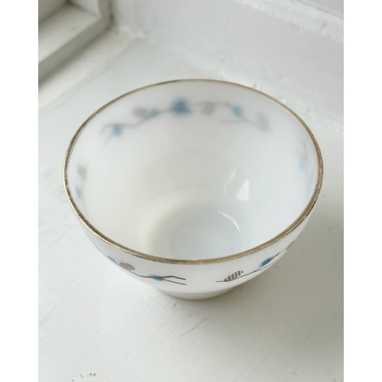 Termo Crisa, opalineglas m tryk og guldkant