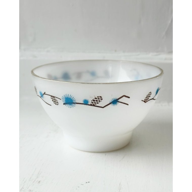 Termo Crisa, opalineglas m tryk og guldkant