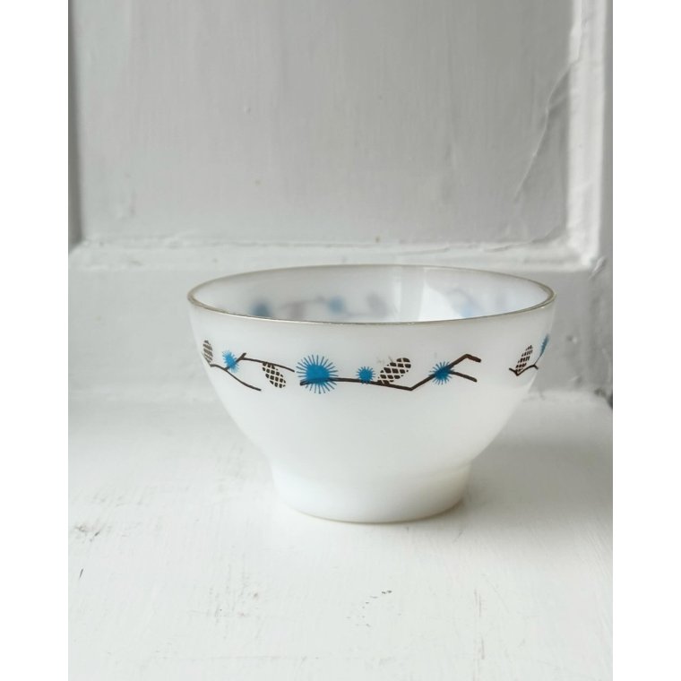 Termo Crisa, opalineglas m tryk og guldkant