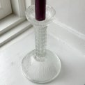 Zabkowice, glass candleholder w wide base