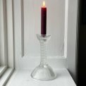 Zabkowice, glass candleholder w wide base
