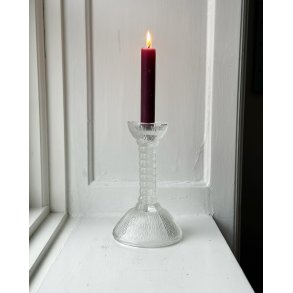 Zabkowice, glass candleholder w wide base