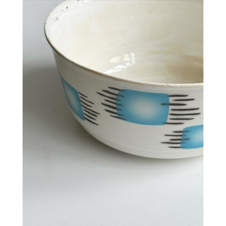 Torgau, faience, patinated serving bowl