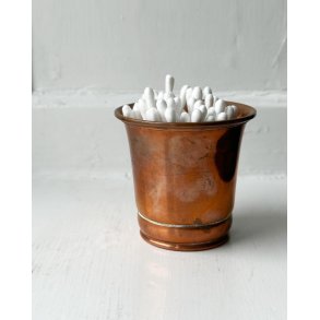 Patinated copper cup