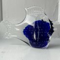 Fish, dark blue w bubbles, NB