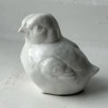 Bird, porcelain, chicken, white glaze