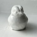 Bird, porcelain, chicken, white glaze